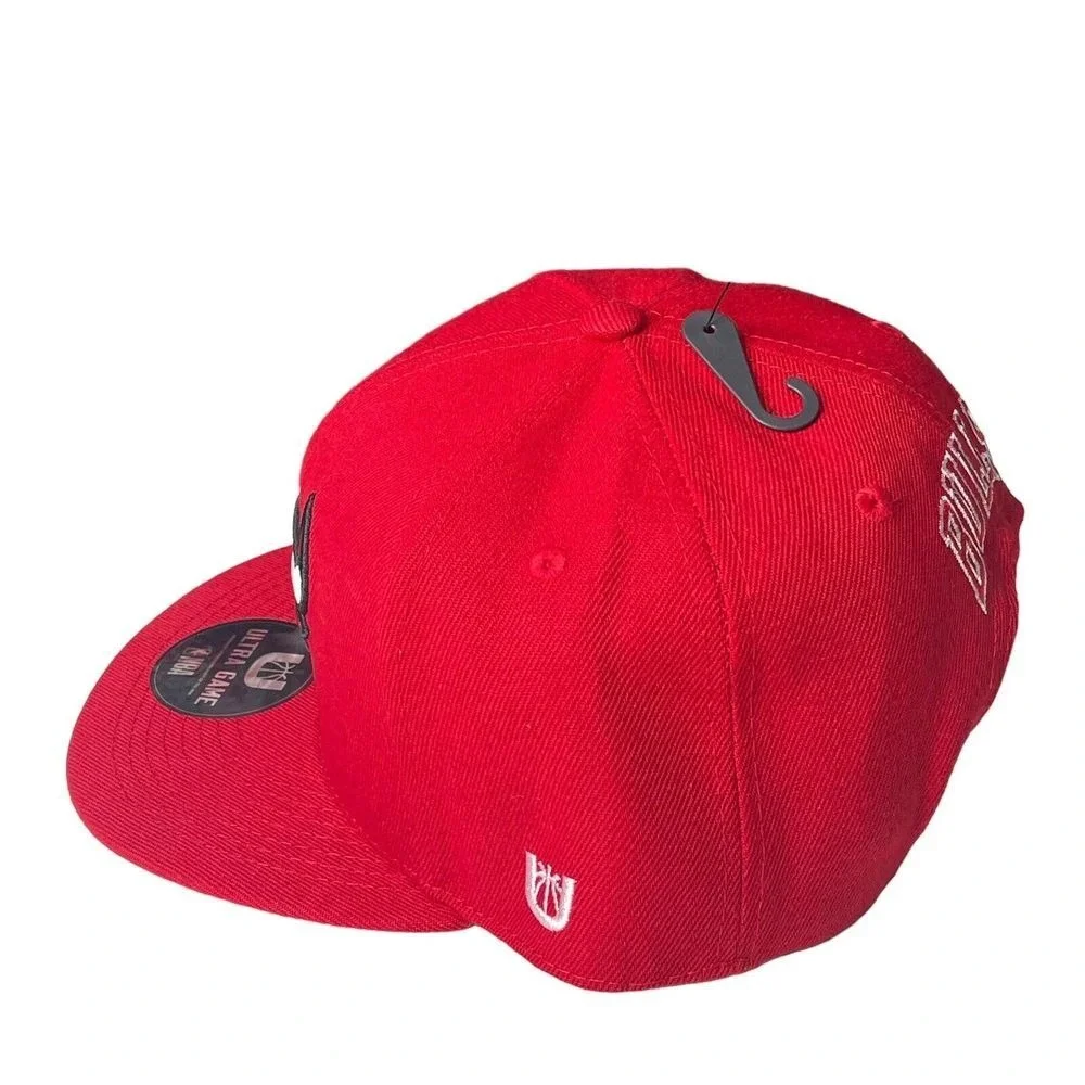 Chicago Bulls Ultra Game NBA Red Snapback Hat Cap Adult‎ OSFM